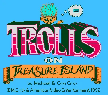 Trolls on Treasure Island (USA) (Unl) screen shot title